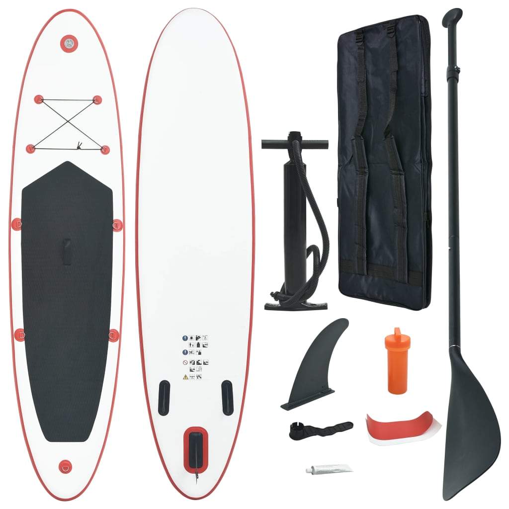vidaXL Stand Up Paddle Board Set SUP Surfboard Inflatable Multi Sizes/Colors
