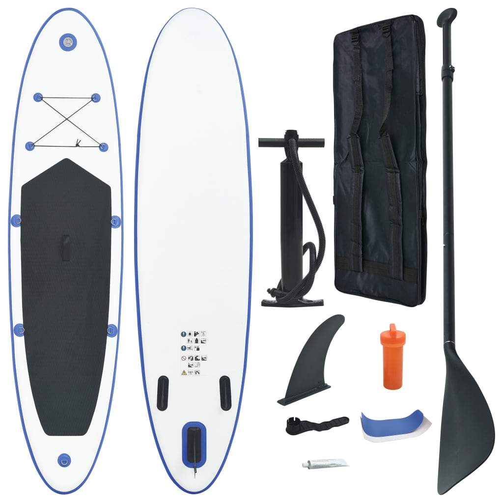 vidaXL Stand Up Paddle Board Set SUP Surfboard Inflatable Multi Sizes/Colors
