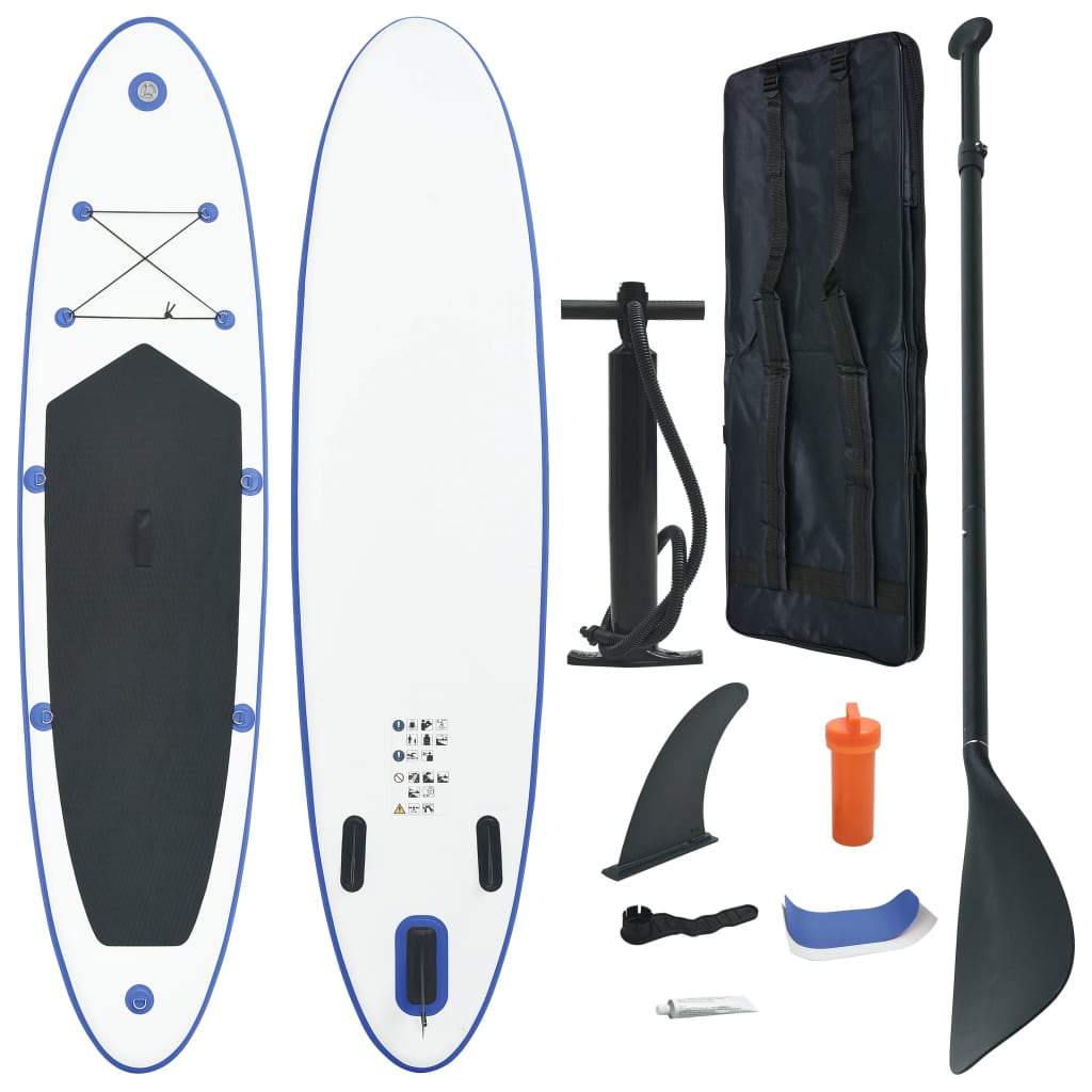 vidaXL Stand Up Paddle Board Set SUP Surfboard Inflatable Multi Sizes/Colors