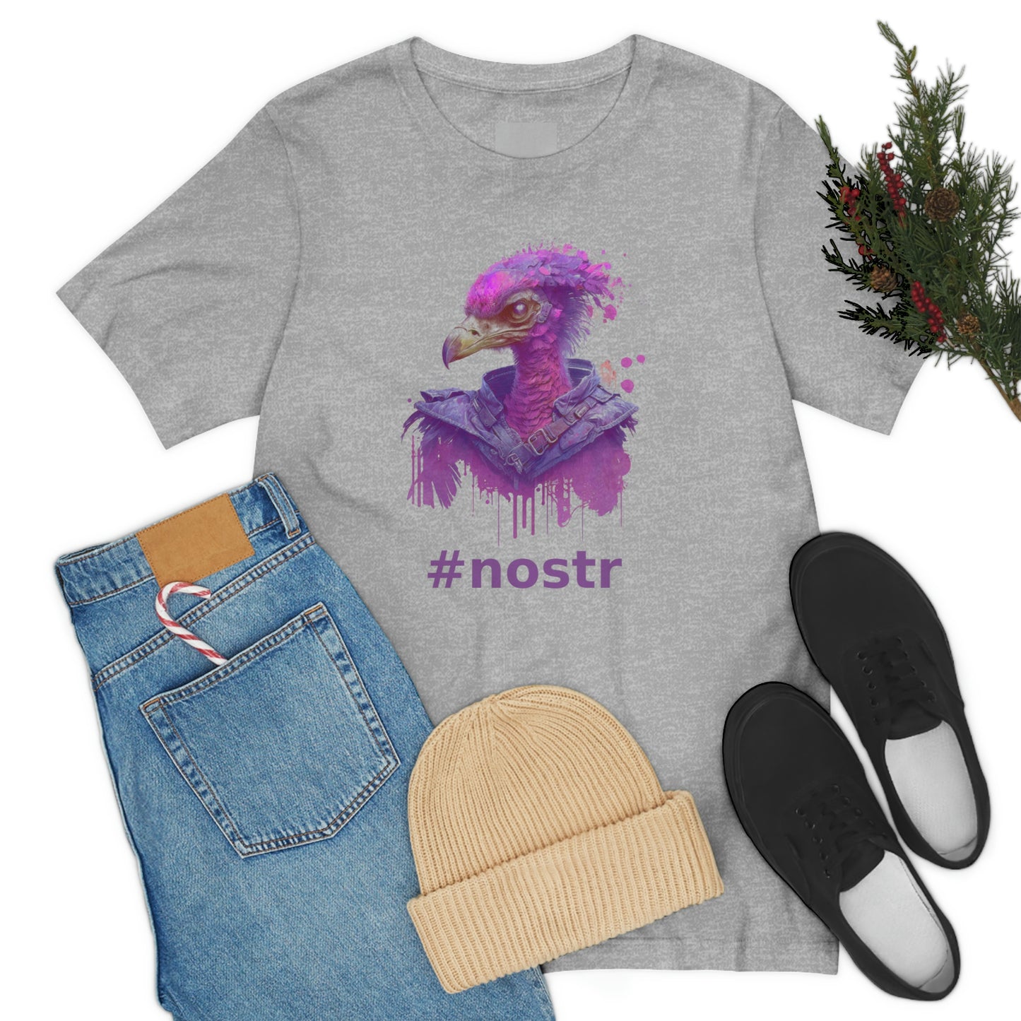 Nostr Unisex Jersey Short Sleeve Tee