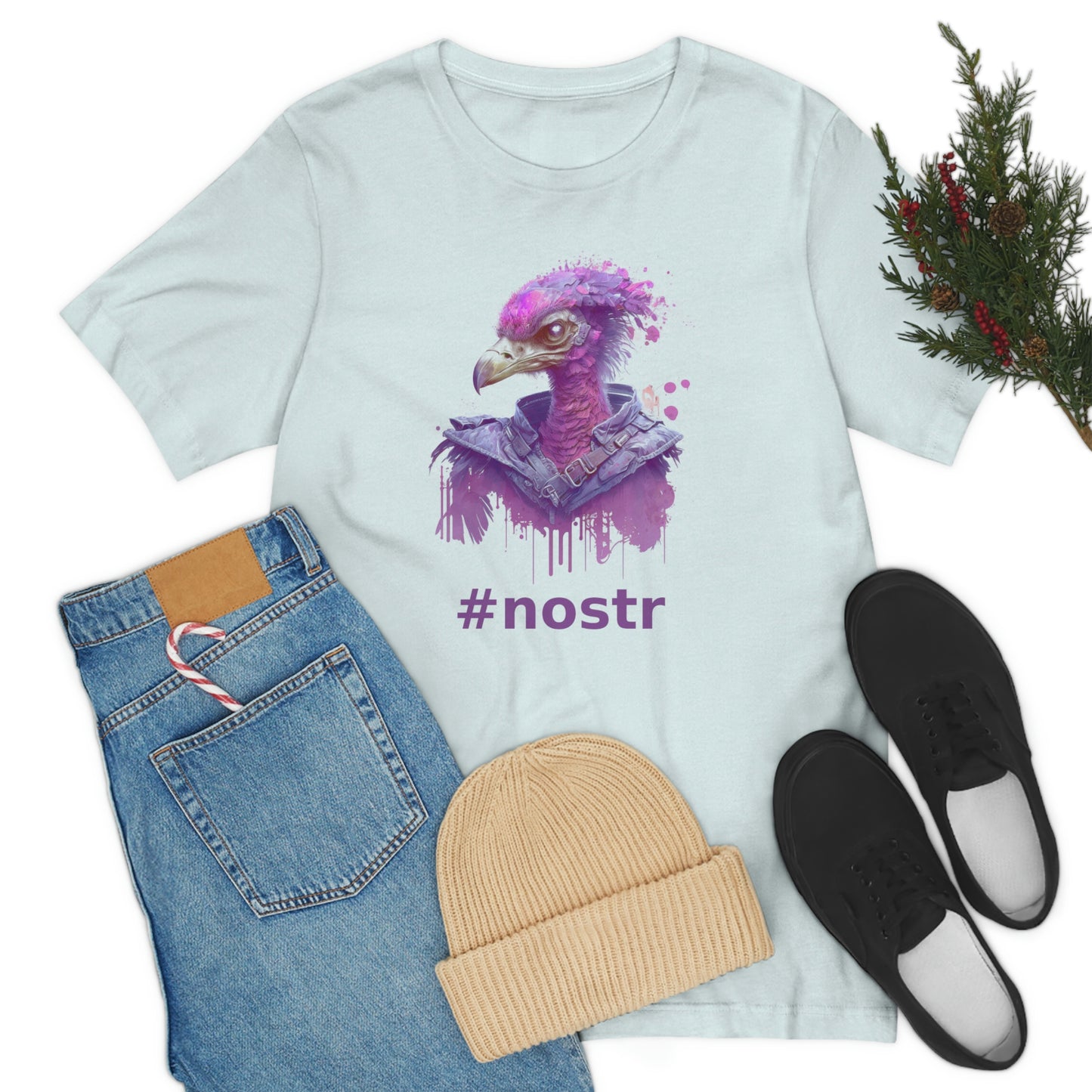 Nostr Unisex Jersey Short Sleeve Tee