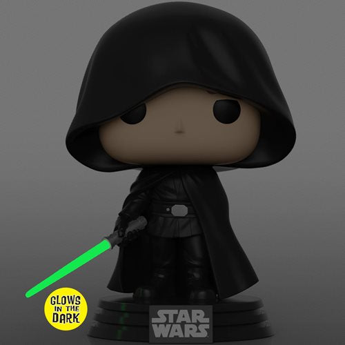 Star Wars: The Mandalorian Luke Glow-in-the-Dark Pop! Vinyl Figure - Entertainment Earth Exclusive