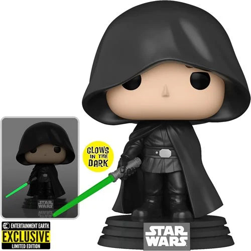 Star Wars: The Mandalorian Luke Glow-in-the-Dark Pop! Vinyl Figure - Entertainment Earth Exclusive