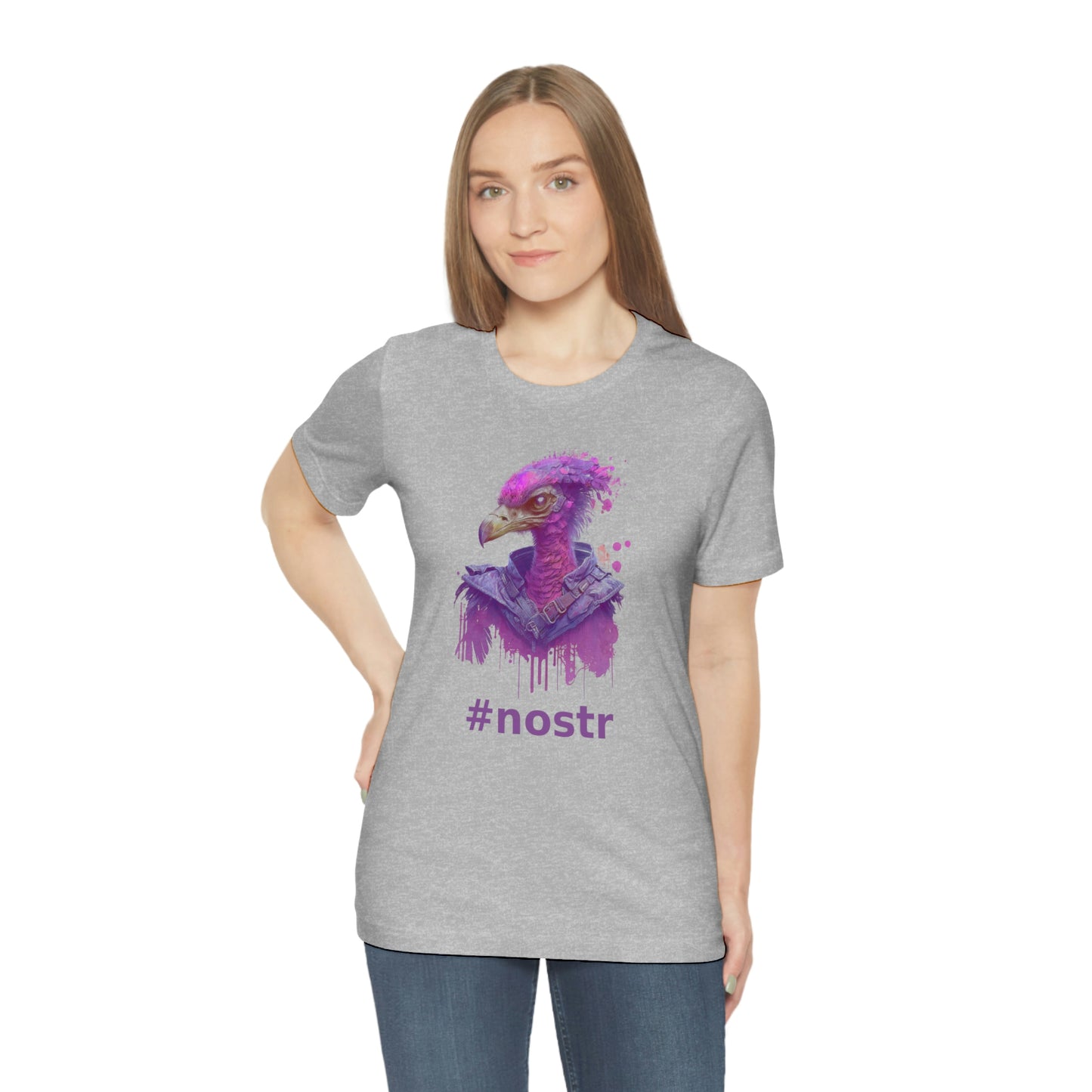 Nostr Unisex Jersey Short Sleeve Tee