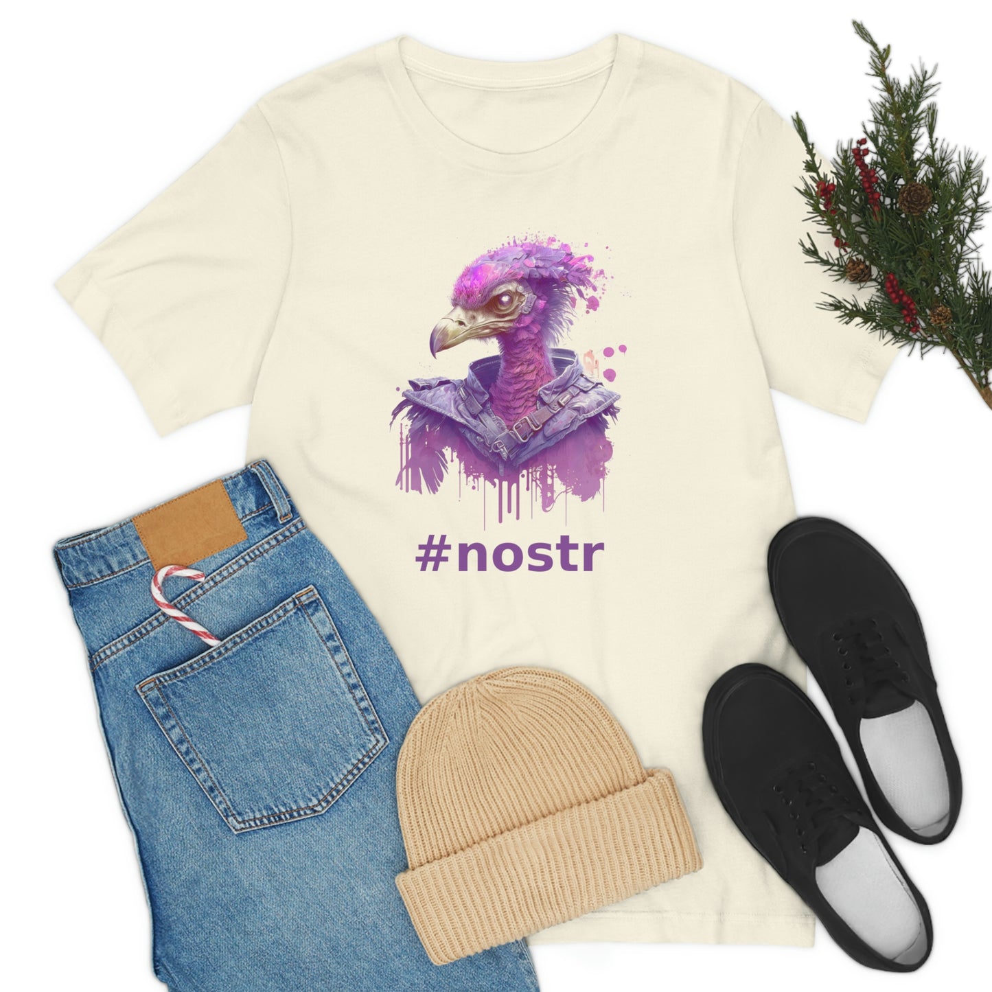 Nostr Unisex Jersey Short Sleeve Tee