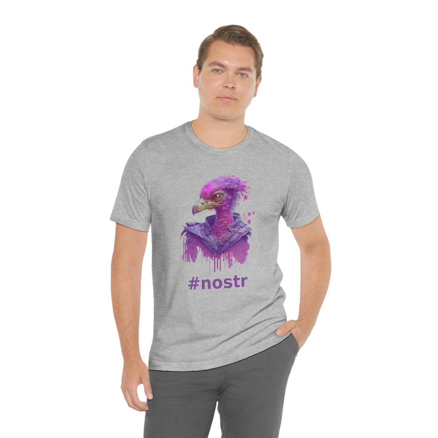 Nostr Unisex Jersey Short Sleeve Tee