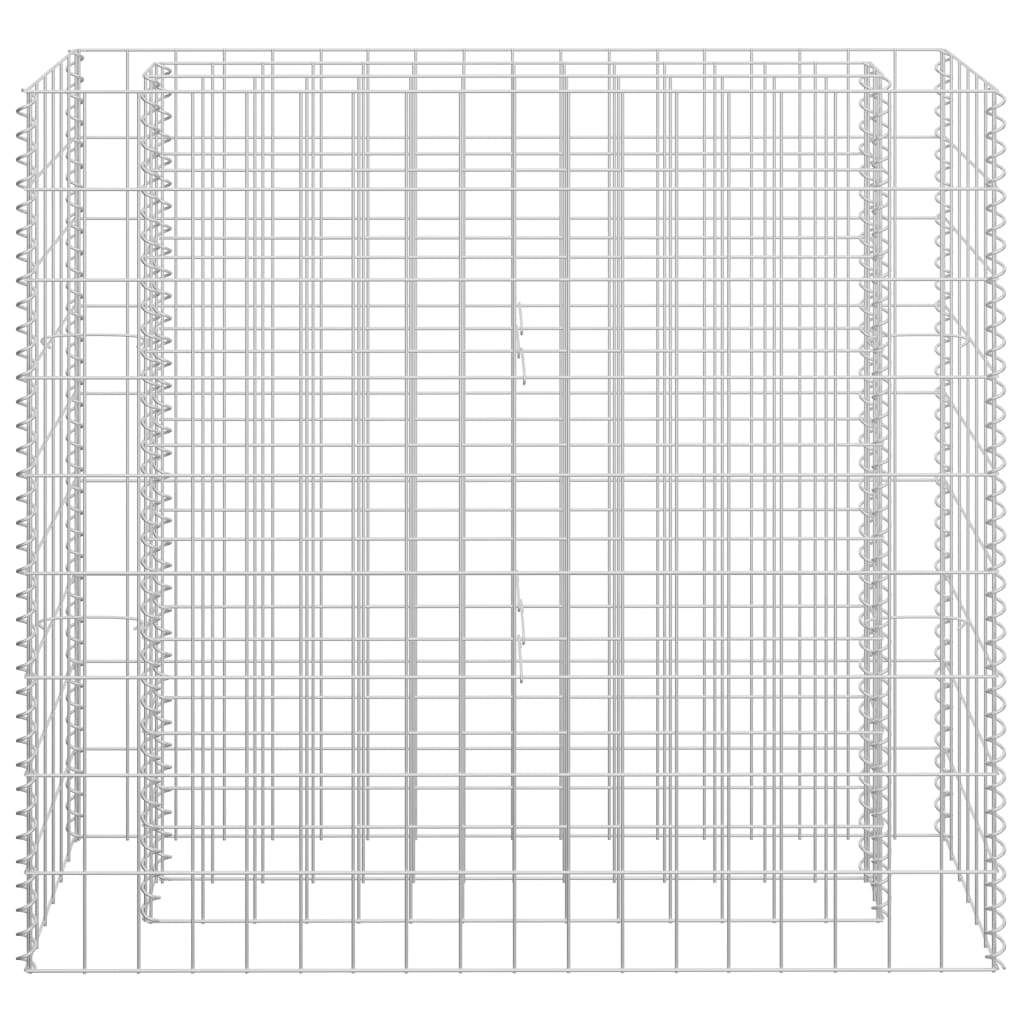vidaXL Gabion Raised Bed Galvanized Steel Garden Planter Basket Multi Sizes