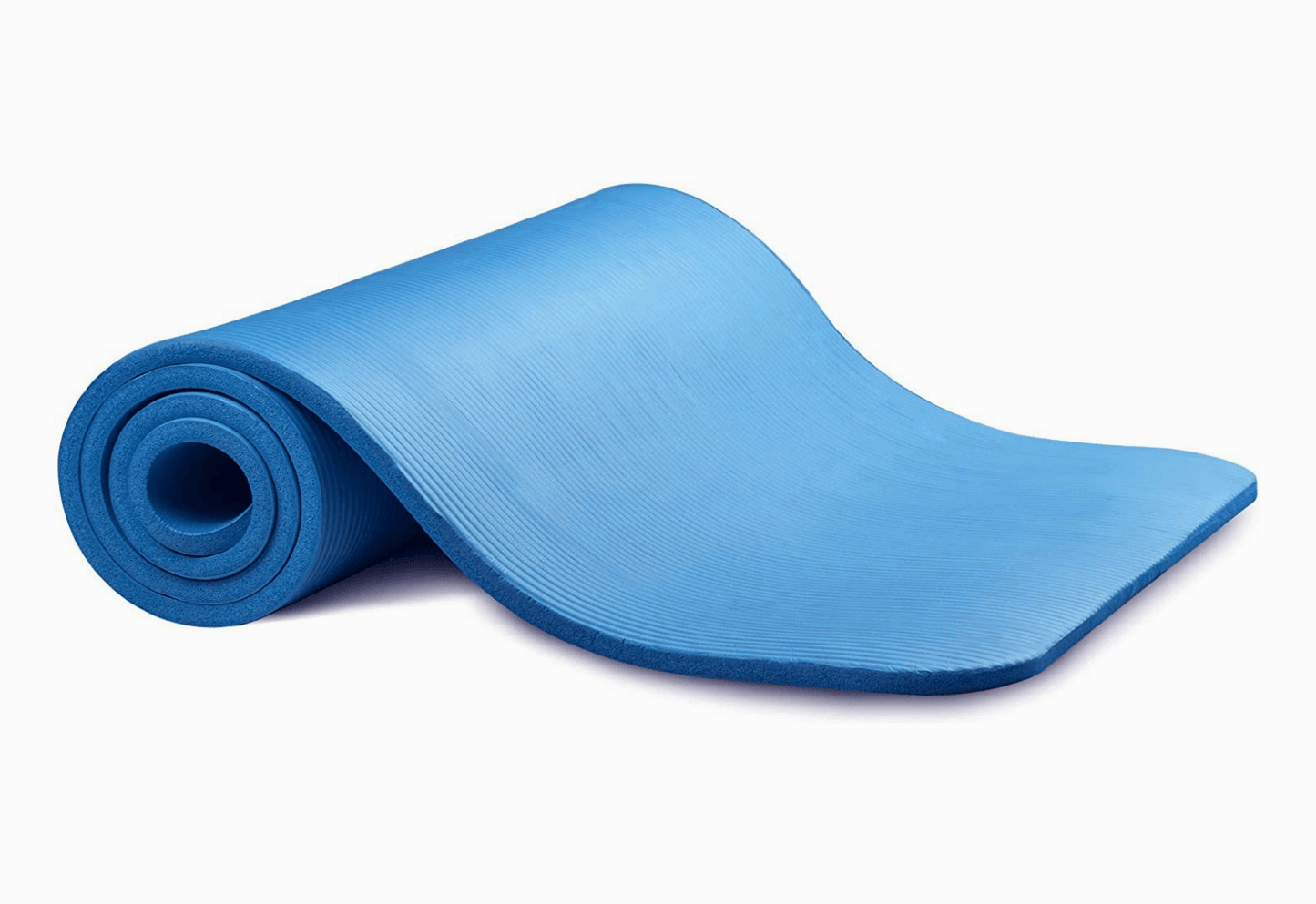 Thick Yoga and Pilates Exercise Mat with Carrying Strap