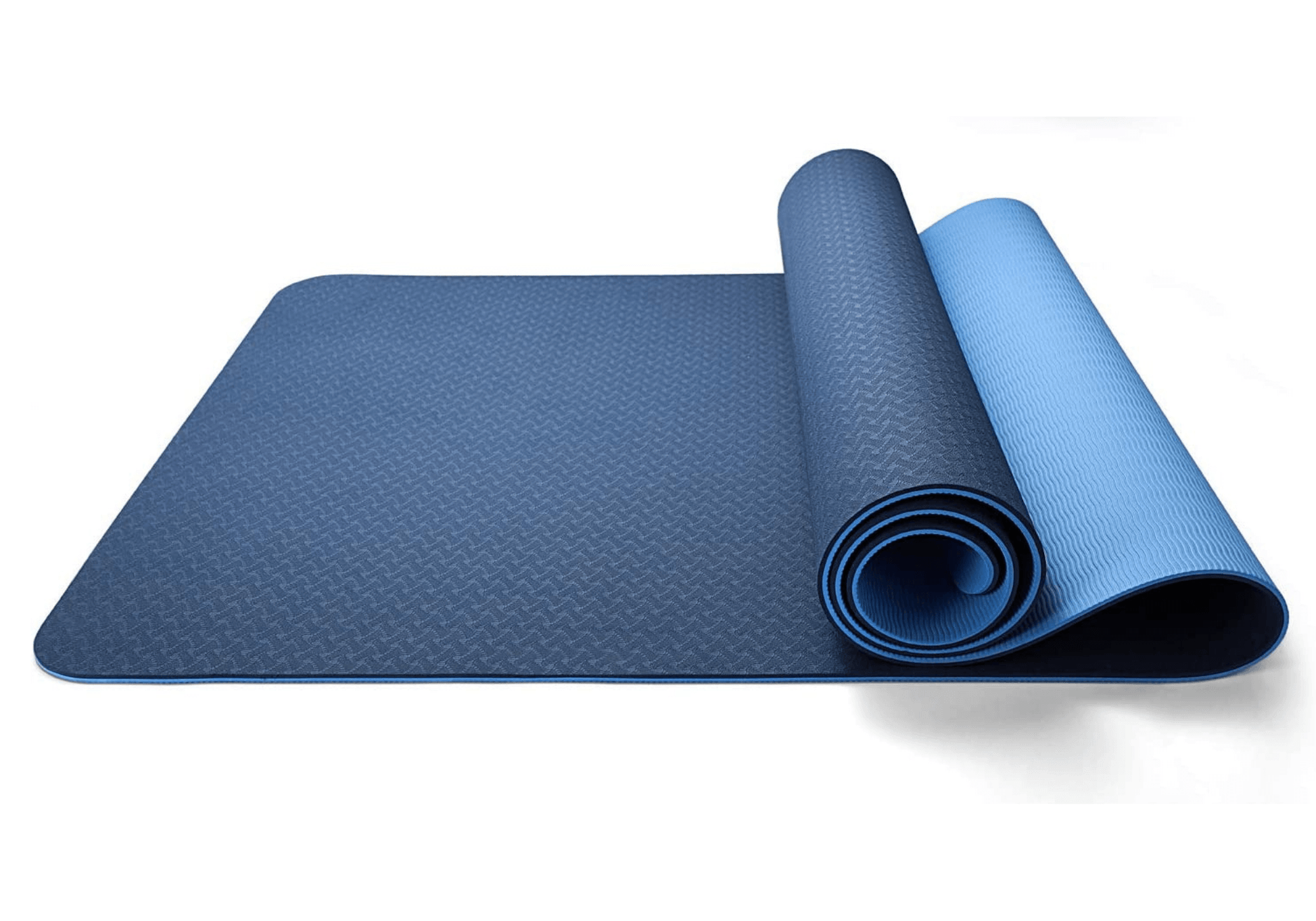 HemingWeigh Yoga Kit - Blue Yoga Mat Set Includes Carrying Strap