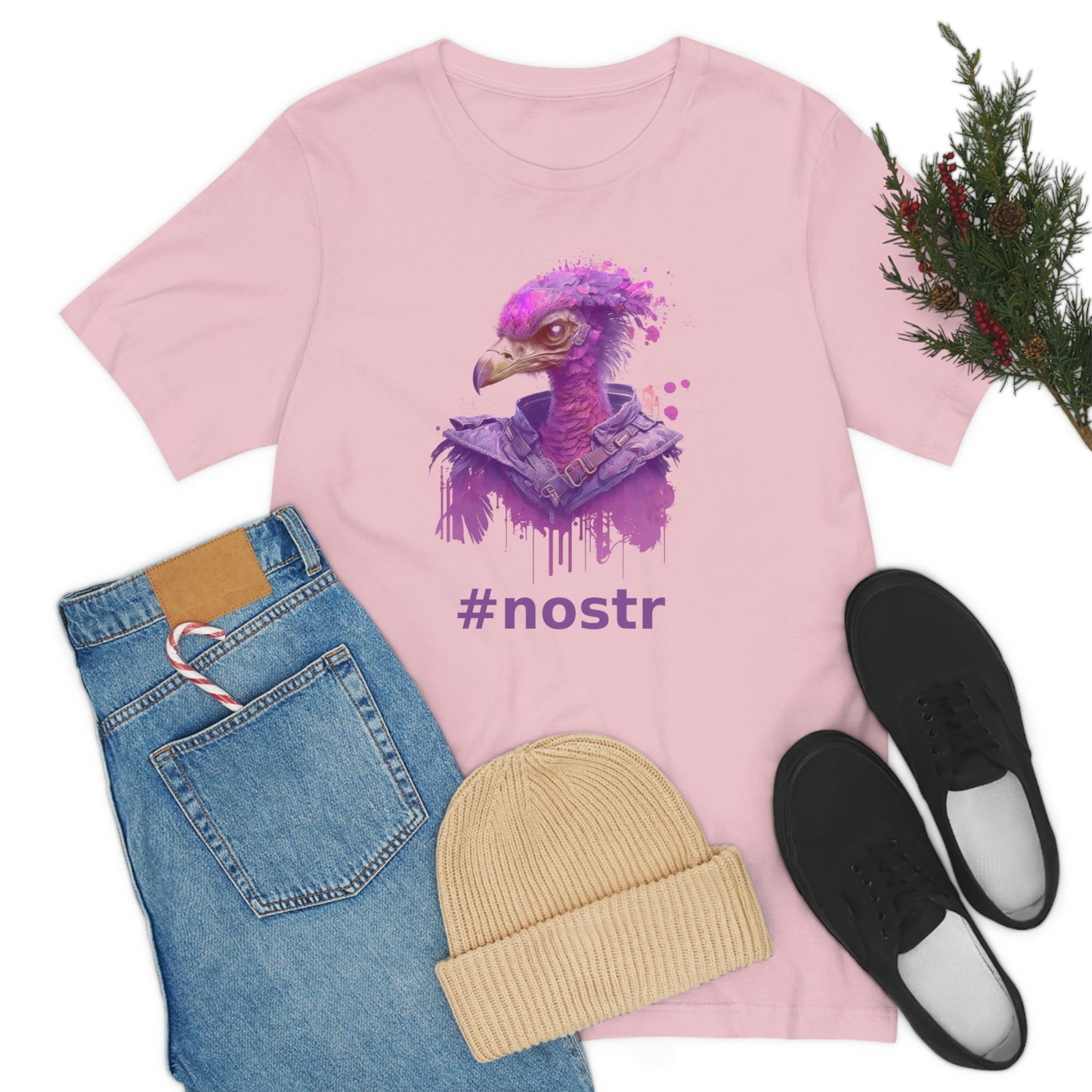 Nostr Unisex Jersey Short Sleeve Tee