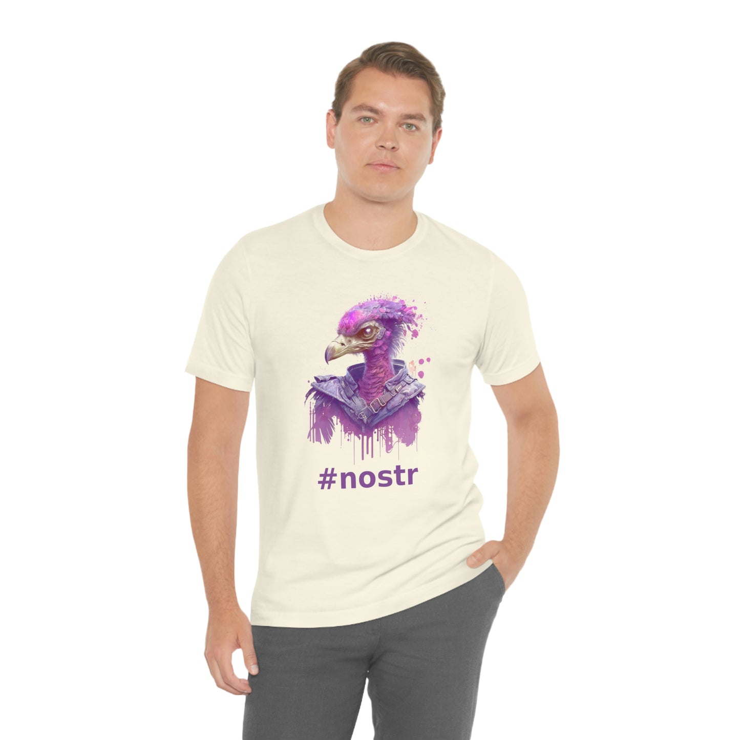 Nostr Unisex Jersey Short Sleeve Tee