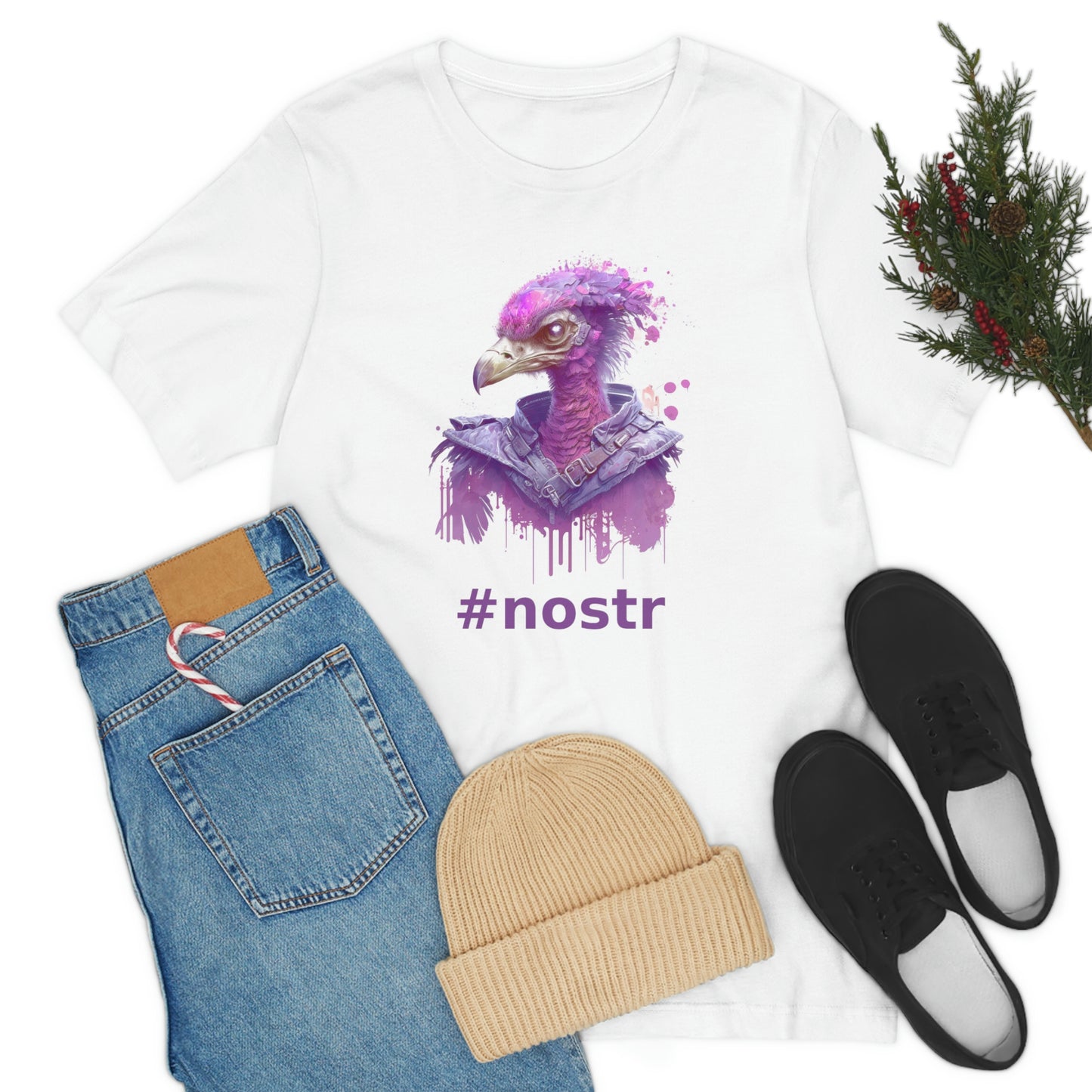 Nostr Unisex Jersey Short Sleeve Tee