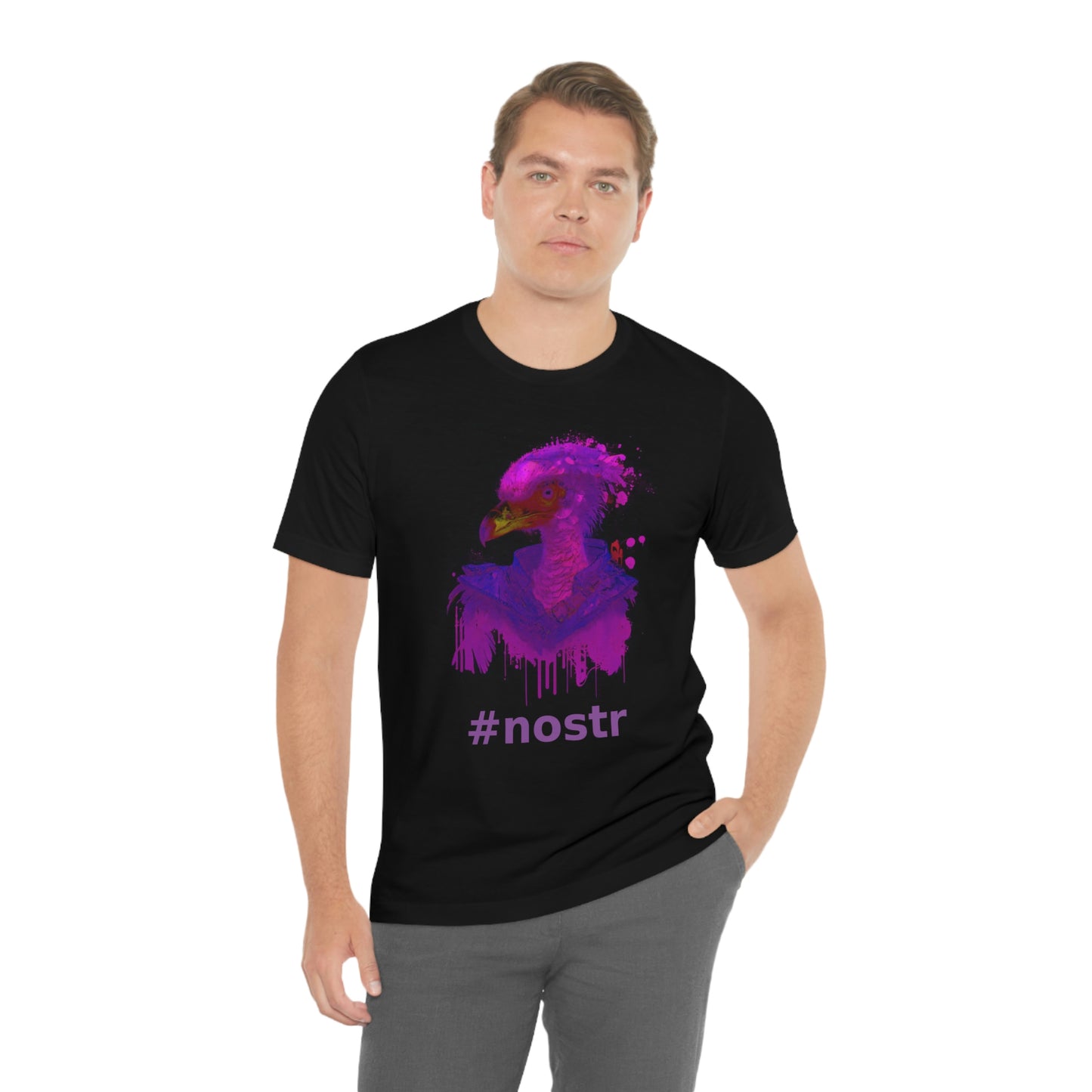 Nostr Unisex Jersey Short Sleeve Tee